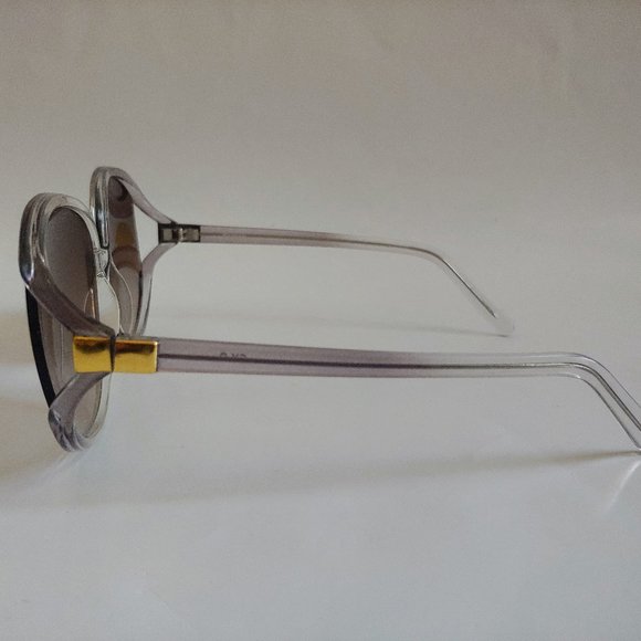 NWT Vintage 90's Acetate Lady Fashion Sunglasses (S.Crystal Gray) - Picture 2 of 4